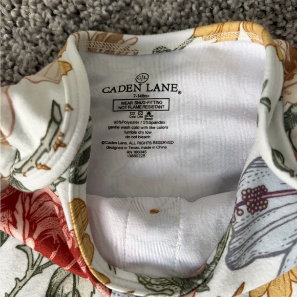 Caden Lane Floral Baby Outfit - Picture 4 of 5